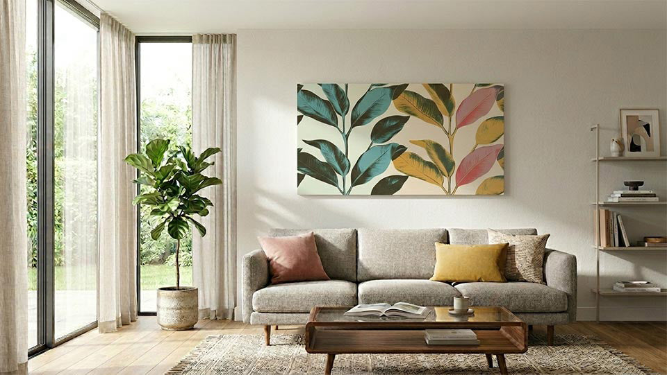 Quadri su tela canvas: modernità e versatilità nell’arredo contemporaneo