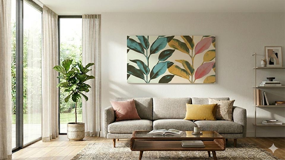 Quadri su tela canvas: modernità e versatilità nell’arredo contemporaneo