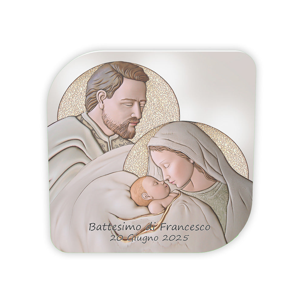 Bomboniera GIUNONE "Santa Famiglia" - Dolce Abbraccio Moderno