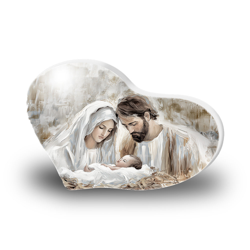 Capezzale Era “Luce Sacra” - Quadro con Sacra Famiglia per Camera da Letto