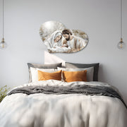 Capezzale Era “Luce Sacra” - Quadro con Sacra Famiglia per Camera da Letto