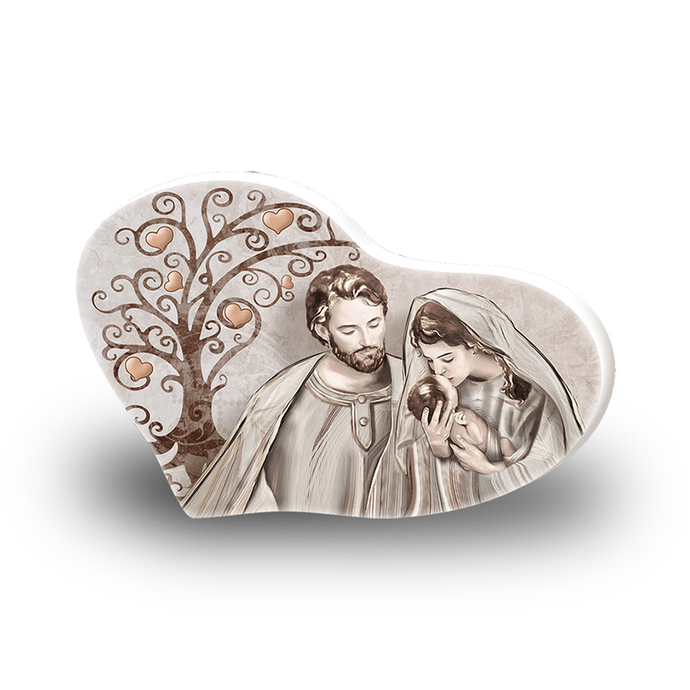 Capezzale Era Sacra Famiglia “Mary’s Kiss Tree” - Quadro per Camera da Letto