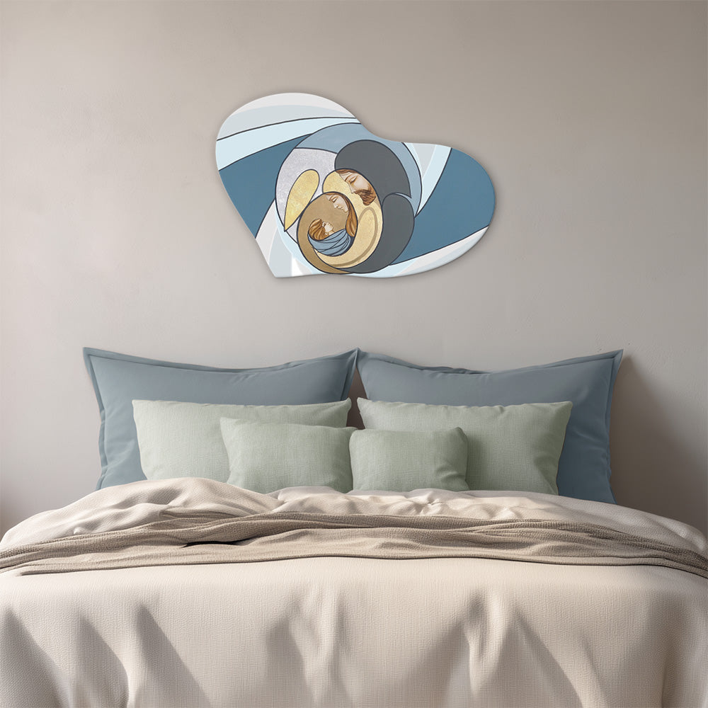 Capezzale Era “Modern Sacra Famiglia Color” - Capoletto dal Design Contemporaneo