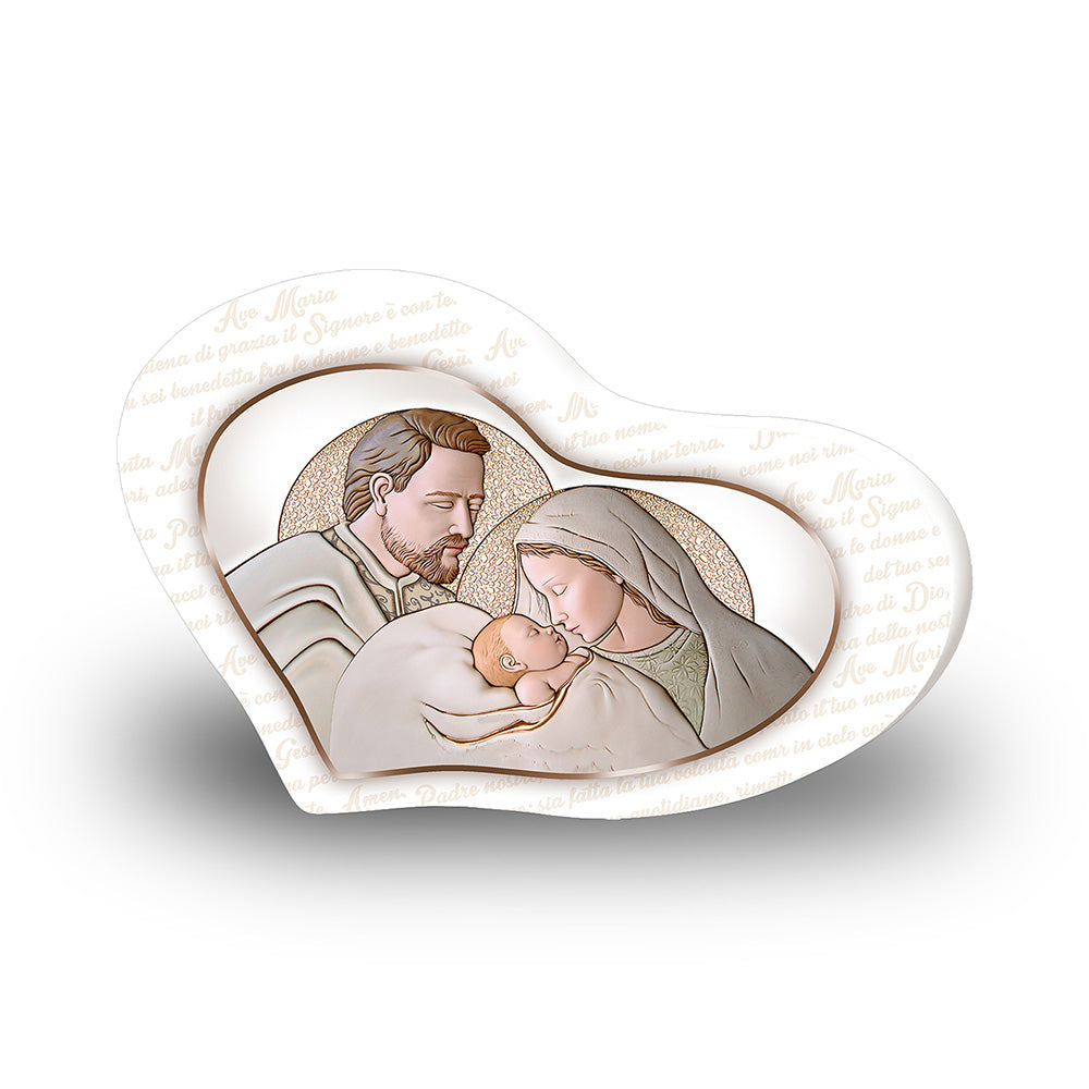 Capezzale Excelsa “Santa Famiglia”- Quadro Sacro Elegante per la Camera da Letto