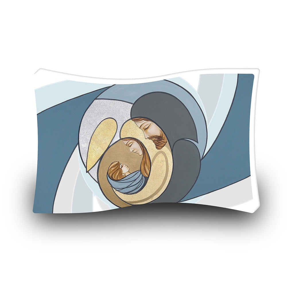 Capezzale Flag "Modern Sacra Famiglia Color" - Quadro Stilizzato per Camera da Letto