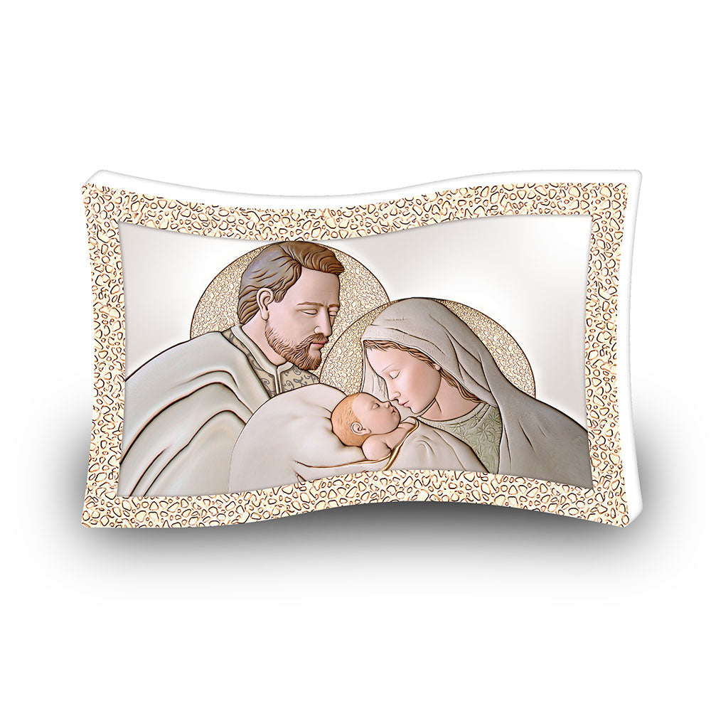 Capezzale Flag “Santa Famiglia Mosaico” - Quadro Moderno per Camera da Letto