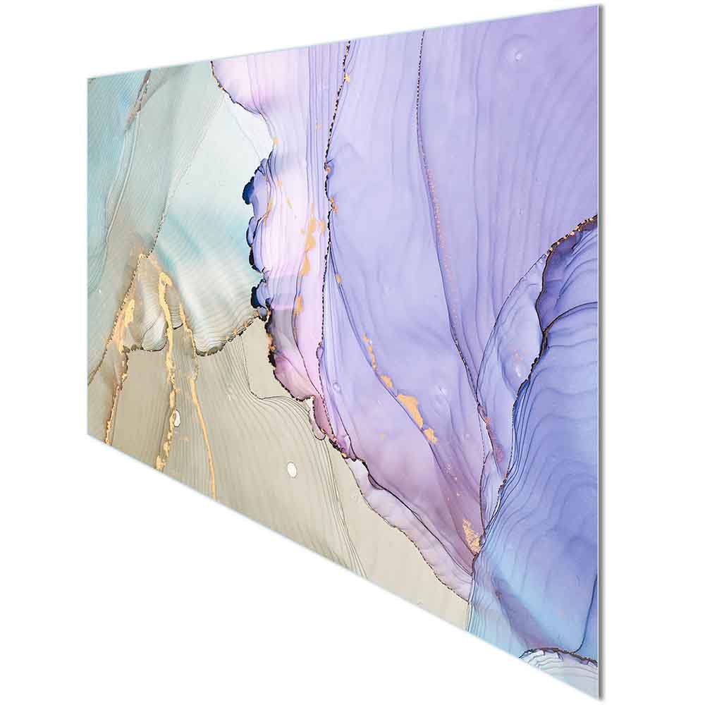 Quadro moderno con sfumature rosa delicate, che donano un effetto armonioso. Vista laterale che ne valorizza profondità e dettagli.