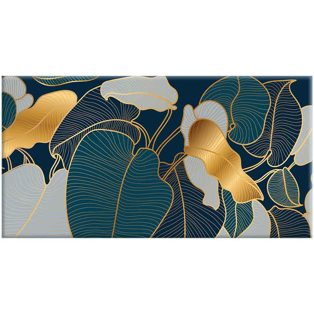 Quadro in plexiglass o vetro con motivi naturali in chiave lussuosa, perfetto per ambienti raffinati.