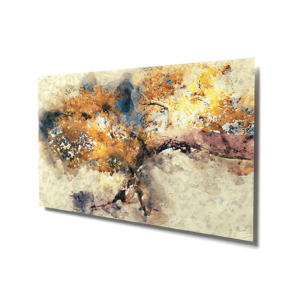Quadro Tronco Blu Oro