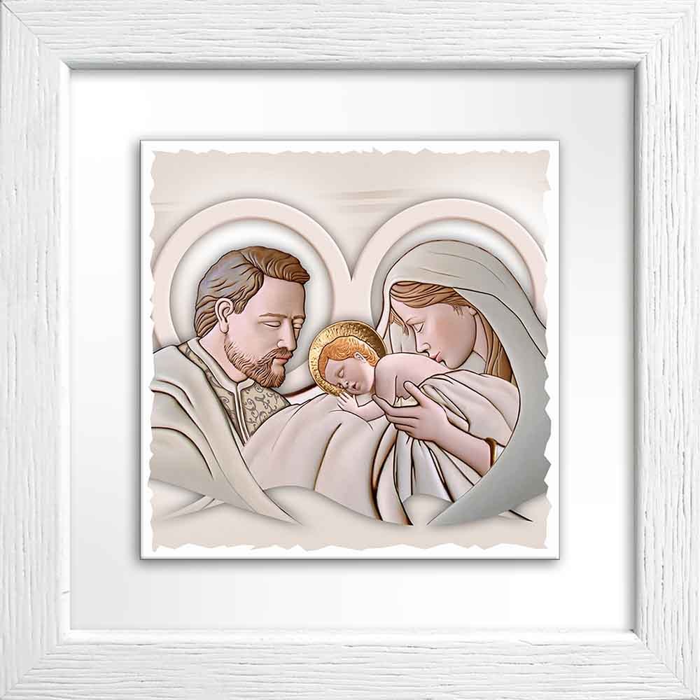 Quadretto in Ceramica “Natività” - Decoro Sacro e Artistico