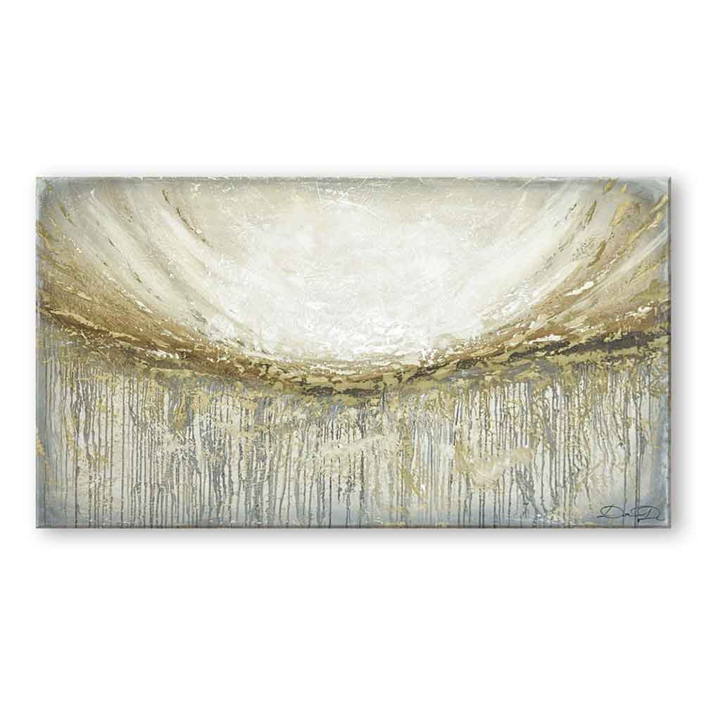 Quadro dipinto a mano con effetto materico marrone. Struttura astratta e sfumature intense donano carattere all'opera d'arte.