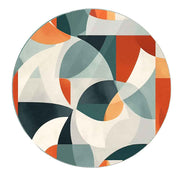 Sottopentola in vetro con decorazione minimalista e lineare, ideale per una cucina moderna e dal design essenziale.